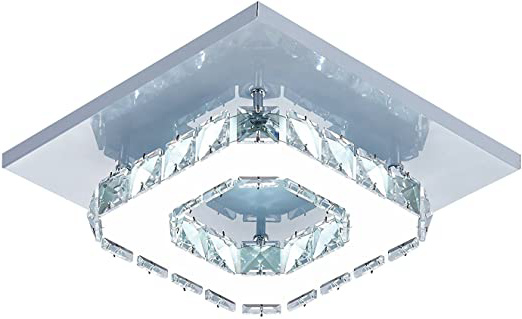 Lámpara de techo de cristal