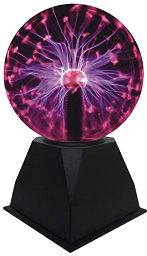 Goeco Luz de la bola de plasma Lámpara táctil sensible a la esfera de iones Bola de Cristal Mágica en Atmósfera de Carnaval Rayo