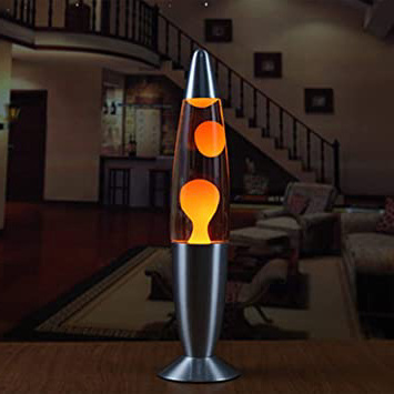 Ballylelly Linda Base de Metal Lámpara de Lava Cera Estilo volcánico Luz Nocturna Medusa Luz Nocturna Deslumbramiento Lámparas de iluminación de Lava incandescente