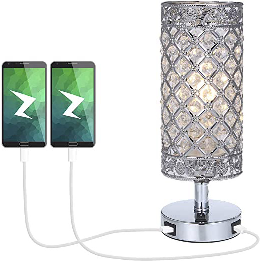 Lámpara de Mesa de Cristal,Tomshine