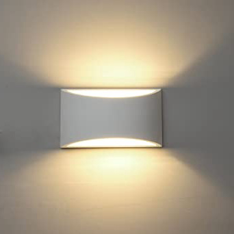 
                
                    
                    
                

                
                    
                    
                        DECKEY Lámpara de Pared de Cerámica, Iluminación Decorativa en Yeso Luz de Pared LED Arriba Abajo, Efecto de Luz Interior para Dormitorio, Salón y habitación
                    
                

                
                    
                    
                
            