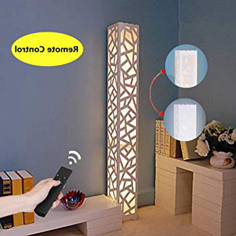 ELINKUME Lámpara de pie LED regulable Blanco Nueva Actualización Función de Control Remoto Lámpara de Sala de Estar Temperatura de Color Regulable Luz del Dormitorio Iluminación de Ahorro de Energía