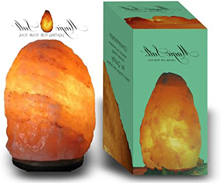 LAMPARA DE SAL DEL HIMALAYA - Incluye Cable y Bombilla - PESO ENTRE 4 Y 6 KG - MAGIC SALT LIGHTING FOR YOUR SOUL