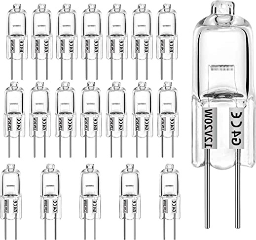 20 Pcs G4 Halogen Bulbs,