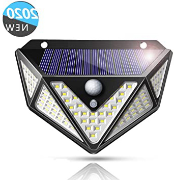Luz Solar Exterior,109 lámparas solares LED para exteriores Exterior con Sensor de Movimiento Impermeable Inalámbrico 2000mAh Lámpara Pared Seguridad 3 Modos Inteligente para Garaje, Patio, Camino