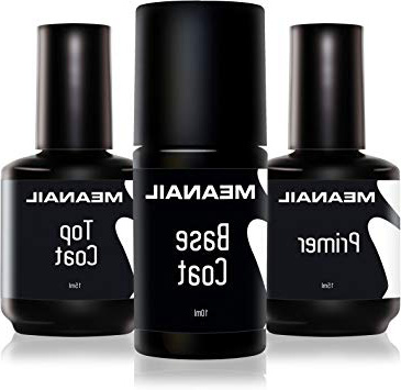 Primer Base Top Coat Permanente Uñas Gel UV LED Manicura Pedicura Ideal para Lampara Secador de Uñas Esmalte Semipermanente Polygel Gel de Construccion