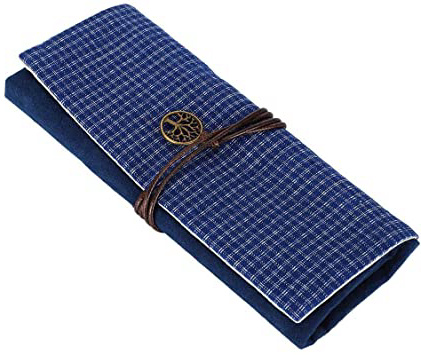 Estuche de tela tejida para