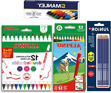 Lote material escolar Alpino: 12