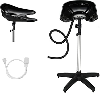 Lavacabezas portatil inclinable altéax + Alcachofa, altura ajustable y tubo de escape