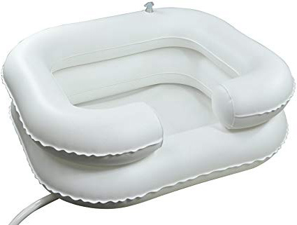 Champú hinchable para lavabo baño ayuda lavar el pelo en la cama