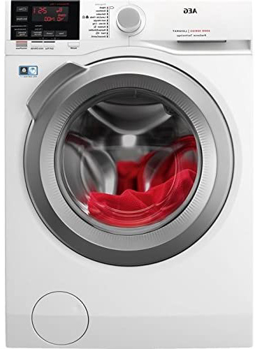 AEG L6FBG844 Independiente Carga frontal 8kg 1400RPM A+++ Blanco - Lavadora (Independiente, Carga frontal, Blanco, Botones, Giratorio, Izquierda, LCD)