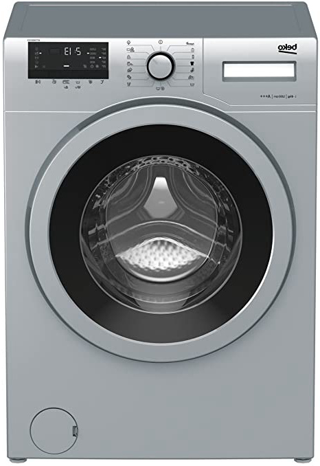 Beko WTV 8632 XCX Independiente Carga frontal 8kg 1200RPM A+++ Acero inoxidable - Lavadora (Independiente, Carga frontal, Acero inoxidable, Botones, Giratorio, 170°, Acero inoxidable)