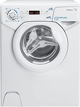 Candy AQUA 1142D1/2-S - Lavadora pequeña carga frontal 4Kgs, 8 programas, 1100rpm, 51cm ancho, display digital, clase A+AB, color blanco