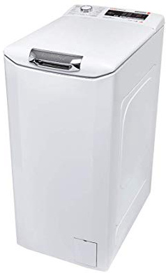 Hoover HNOT S380D-37 - Lavadora carga superior 8Kgs, 15 programas, 1000rpm, NFC, display táctil, slow motion, 61dBA, clase A+++AC, color blanco