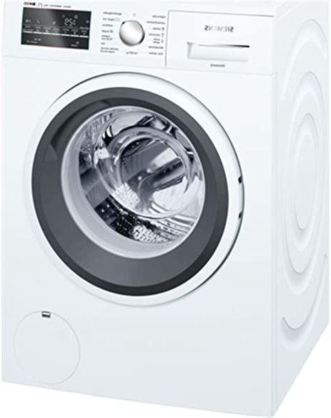 Lavadora carga frontal - Siemens WM10T469ES, 8Kg, 1000rpm, LED, Blanco