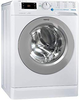 Indesit BWE 91484X WSSS EU Independiente Carga frontal 9kg 1400RPM A+++ Blanco - Lavadora (Independiente, Carga frontal, Blanco, Botones, Giratorio, Izquierda, Acero inoxidable)