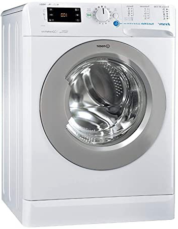 Indesit BWE 91484X WSSS EU Independiente Carga frontal 9kg 1400RPM A+++ Blanco - Lavadora (Independiente, Carga frontal, Blanco, Botones, Giratorio, Izquierda, Acero inoxidable)