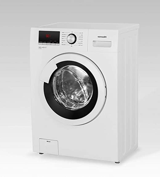Hisense WFHV7012 - Lavadora (Independiente, Carga frontal, Blanco, Botones, Giratorio, Izquierda, LED)