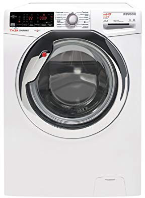 Hoover WDXOA 5106AH-37 Independiente Carga frontal A Blanco - Lavadora-secadora (Carga frontal, Independiente, Blanco, Izquierda, Giratorio, Tocar, Acero inoxidable)
