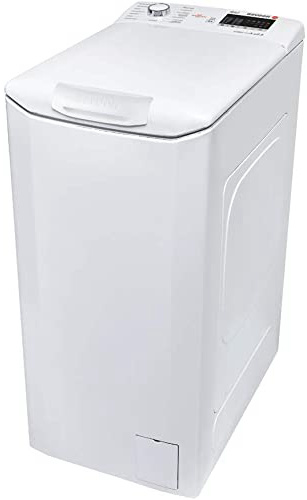 Hoover HLT 3652L-37 3652L-37-Lavadora Carga Superior-6,5KGS-NFC-1200rpm-Display Tactil-Clase A+++AB, 164 W, 6.5 kg, 61 Decibelios, 14 Velocidades, Blanco