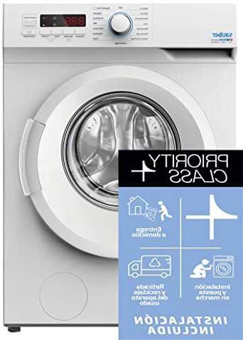 Sauber - Lavadora de carga frontal WM6129-6 kg - 1200 RPM - A+++ - Color Blanco - INSTALACIÓN INCLUIDA