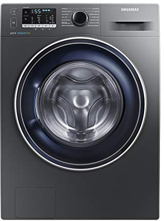 Samsung - Lavadora de acero inoxidable ww80j5555fx/EC autoportante de carga frontal 8 kg 1400 rpm - A + + + - Gris
