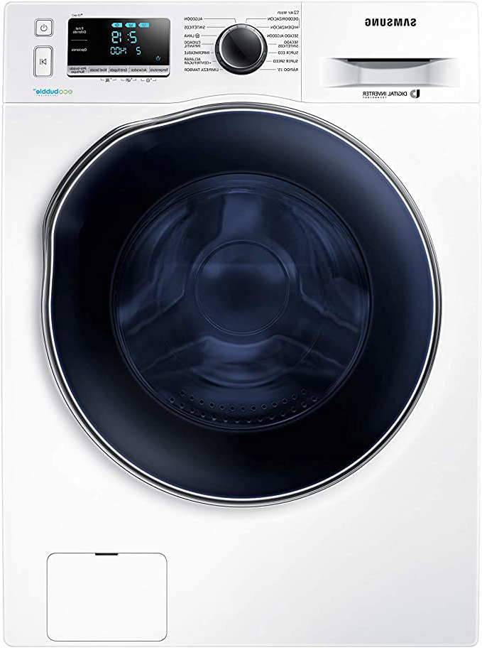 Samsung - Lavasecadora Serie 6 WD80J6A10AW 8kg de Lavado/ 5kg de Secado, Carga Frontal, Blanco, LED