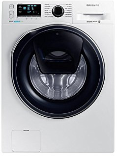 Samsung - Lavadora (Independiente, Carga frontal, Blanco, LED, Negro, Botones, Giratorio, Tocar)