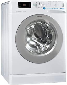 Indesit BWE 91484X WSSS EU Independiente Carga frontal 9kg 1400RPM A+++ Blanco - Lavadora (Independiente, Carga frontal, Blanco, Botones, Giratorio, Izquierda, Acero inoxidable)