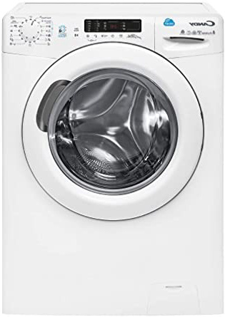 Candy CSW 485D/5-S - Lavasecadora 8+5Kgs, NFC, display digital, certificado Woolmark, 15 programas, 1400rpm, clase AAA, color blanco