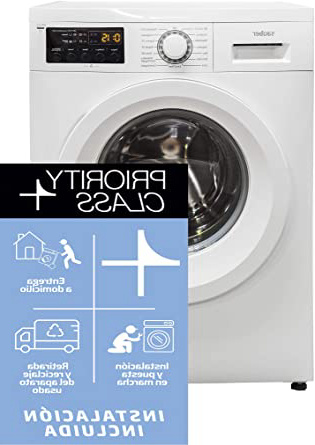 Sauber - Lavadora de carga frontal WM612-6 kg - 1200 RPM - Eficiencia energética: A+++ - Color Blanco - INSTALACIÓN INCLUIDA