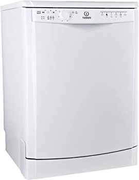 Indesit DFG 15B 10 EU - Lavavajilla clase energética A, A, A+, 51 Db, independiente, 5 programas, 2 temperaturas, color blanco