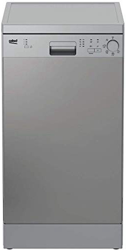 Beko DFS05013X - Lavavajilla Independiente 10 cubiertos A+, Acero inoxidable, Estrecho (45 cm), Botones, Giratorio, color Inox Antihuellas