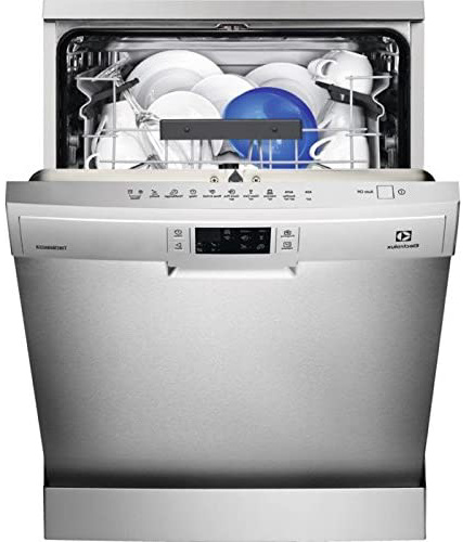 Electrolux ESF5535LOX lavavajilla Independiente 13 cubiertos A+++ - Lavavajillas (Independiente, Tamaño completo (60 cm), Acero inoxidable, Gris, Botones, LCD)