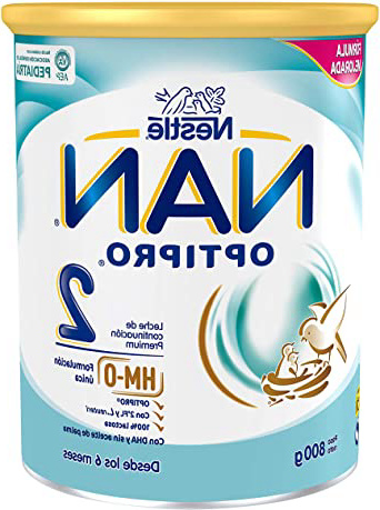 NAN OPTIPRO 2 - Leche de continuación en polvo - Fórmula para bebé - A partir de los 6 meses - 800g