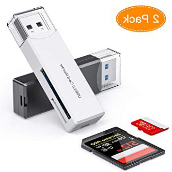 Honmax Lector Tarjetas de Memoria SD/Micro SD, Adaptador Micro SD y Lector de Ttarjetas USB 3.0 para Computadora/Laptop/Tableta, Compatible con Windows/Mac OS