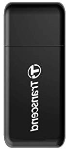 Transcend RDF5 - Lector de Tarjetas conector USB tipo A, USB 3.1 Gen 1, ranura SD y microSD, Negro