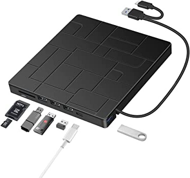 Grabadora DVD CD Externa USB