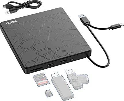 Lector CD DVD Externo-Apiker Grabadora