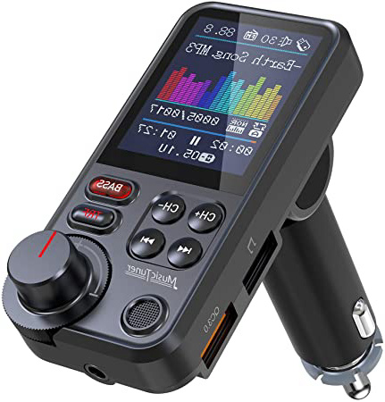 Nulaxy Transmisor Bluetooth Coche, Micrófono