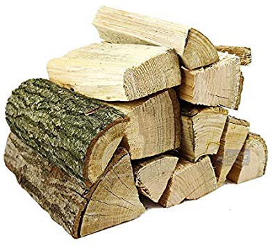 Leña de encina. Caja de