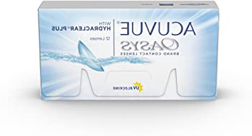 ACUVUE® OASYS with HYDRACLEAR® PLUS - Lentillas quincenales - protección UV - 12 lentes