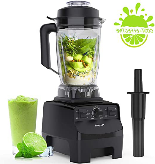 homgeek batidora Licuadora Profesional Batidora de Vaso, 2019 Nueva Batidora Smoothie 2000W, Blender con 10 Velocidades Ajustables, 2 litros Jarra Tritan, sin BPA