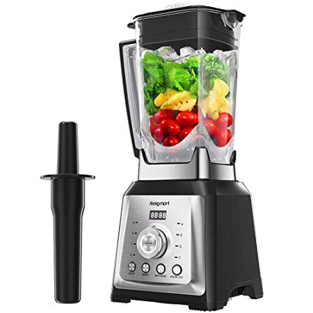 homgeek Batidora de Vaso, Licuadora Profesional 2000W, Batidora Smoothie Incluye 4 Programas Preestablecidos, 8 Velocidades Ajustables y 2 litros Jarra Tritan, 30.000 U/min, Sin BPA