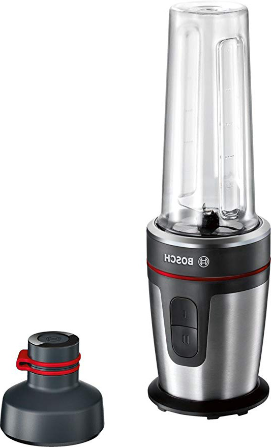 Bosch MMBM700MDE - Licuadora (0,5 L, Paso, Batidora de vaso, Negro, Acero inoxidable, CE, Acero inoxidable)