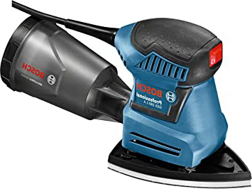Bosch Professional GSS 160 Multi - Lijadora orbital (180W, 3 placas Lijadoras 140, 160 y Delta, en L-BOXX)