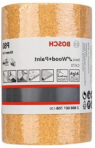 Bosch 2 608 607 708 - Rodillo lijador (93 mm, 5 m, 80)