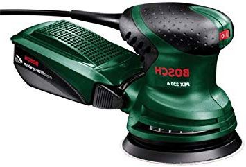 Bosch PEX 220 A - Lijadora excéntrica (220 W, Ø-plato lijador: 125 mm, Microfilter System, Excentricidad: 4 mm)