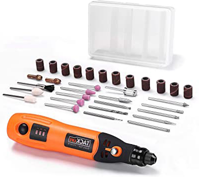 Mini Amoladora, TACKLIFE-PCG01B-3.7V Amoladora Electrónica