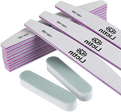 Lictin 12pcs Limas de Uñas
